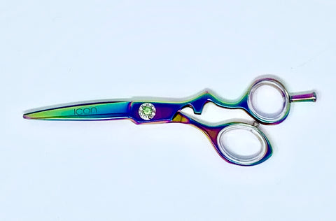 6" ICON Multi-Color Titanium Coated Shears Scissors ICT-100