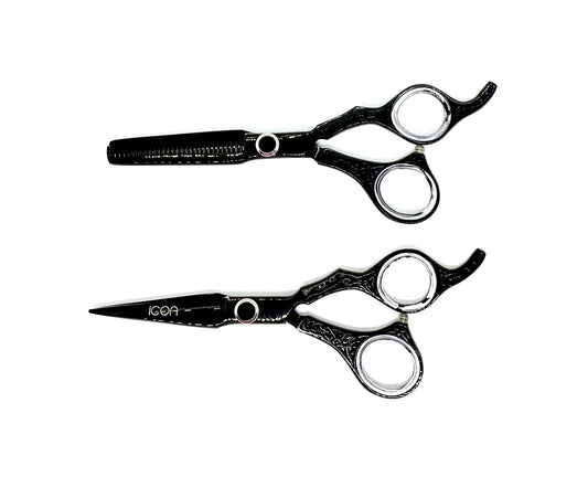 NEW * DESTINY SHEAR SET IN BLACK 6.0 ICT-108