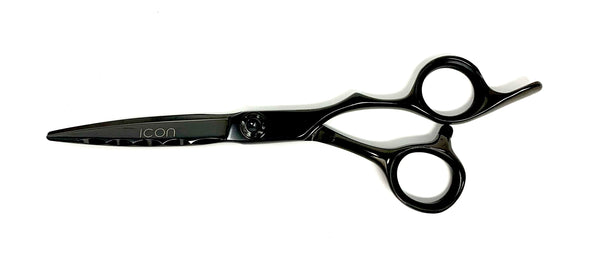 black professional blade hair shears cosmetology salon stylist barber scissors