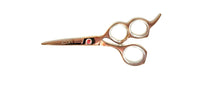rose gold 3 three ring hair shears cosmetology salon hairstylist scissors