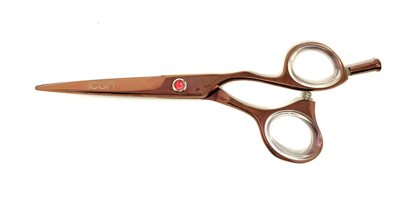 rose gold hair shears cosmetology salon stylist scissors pinky tang