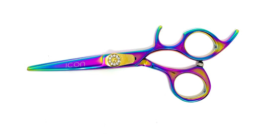 5.5” ICON Multi-Color Titanium Coated Shears J17M25