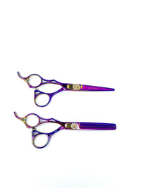 icon shears lefty left handed shear set hairstyling ergonomic salon stylist scissors