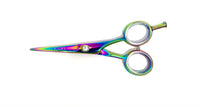 multi colorful cosmetic hair shears scissors hairstylist barber