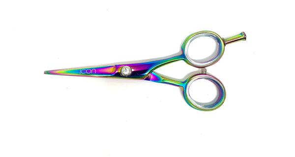 multi colorful cosmetic hair shears scissors hairstylist barber