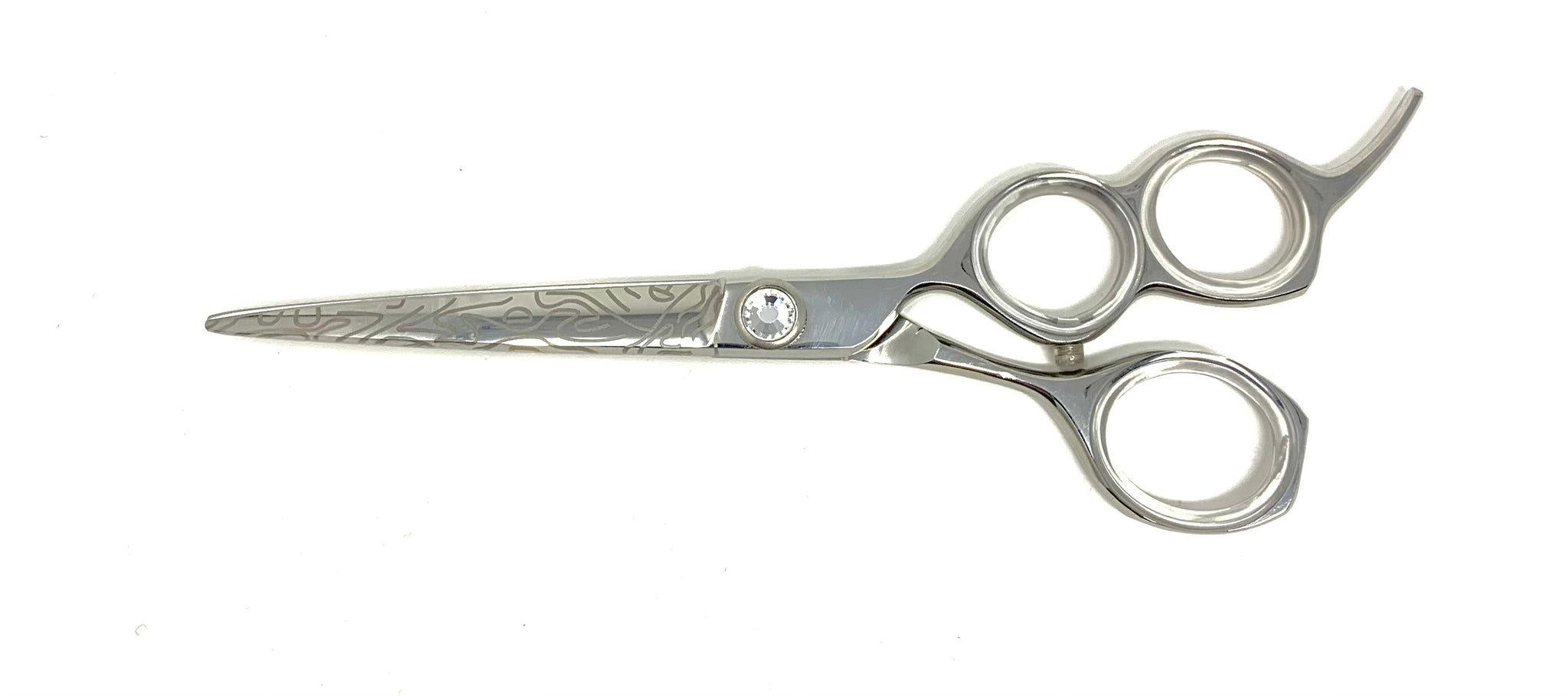 chrome 3 three ring hair shears professional cosmetology salon stylist scissors