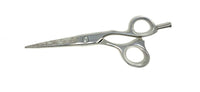 chrome flower design removeable pinky tang hair shear cosmetology salon stylist scissors