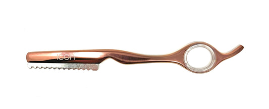 icon rose gold professional texturizing razor blade cosmetology salon stylist