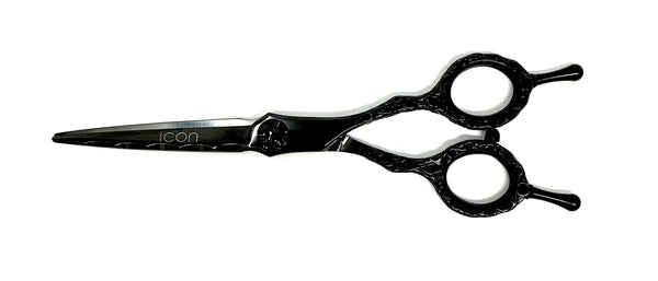 black professional hair shears two pinky tang removeable salon stylist scissors