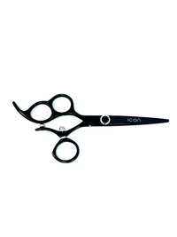 icon black left handed swivel thumb 3 three ring professional hair shears scissors