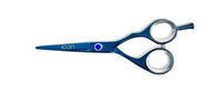blue traditional handle hair shears cosmetic hairstylist barber scissors