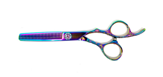 5.5” ICON Multi-Color Titanium Coated Thinning Shears J17M05T