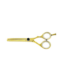 gold titanium thinning texturizing hair shears salon stylist cosmetology scissors