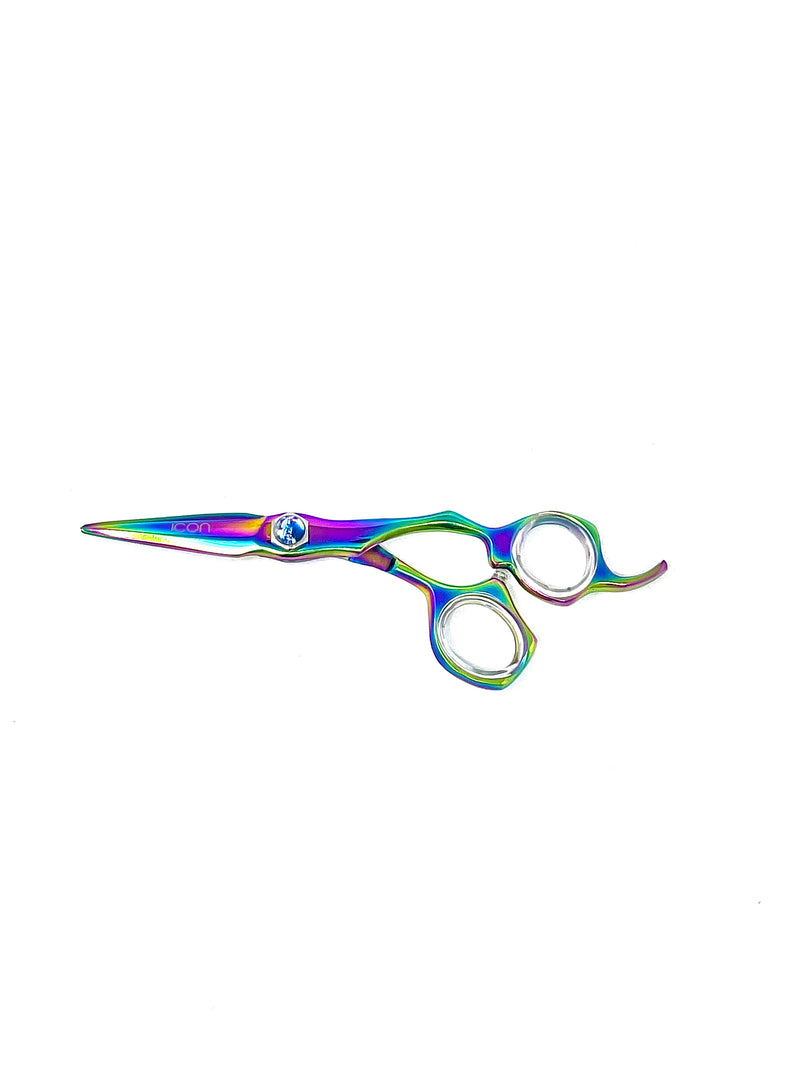 multi colorful crane hair shears cosmetology hairstylist salon scissors