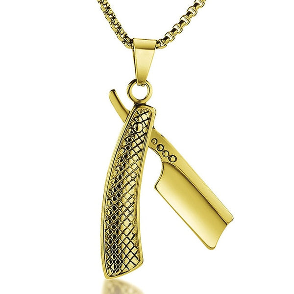 Sharp Edge Razor Pendant