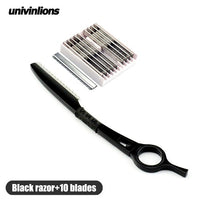 rotary razor hair styling thinning razor hairdressing scissors straight salon hairdresser razor