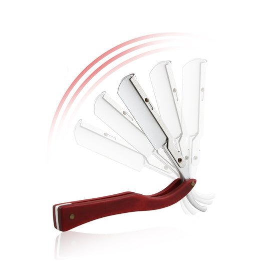 Vintage Manual Shaver Stainless Steel Straight Edge Razor Barber