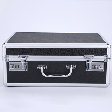 Barber Carrying Case Storage Toolbox Retro Portable Salon Stylist Bag Password Lock Suitcase Box Hair Styling Organizer